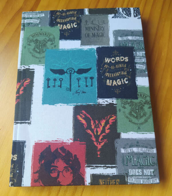 Cuaderno Harry Potter carátulas
