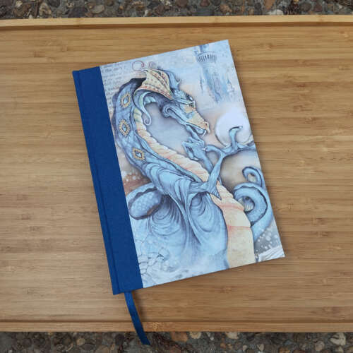 Cuaderno Dragón azul