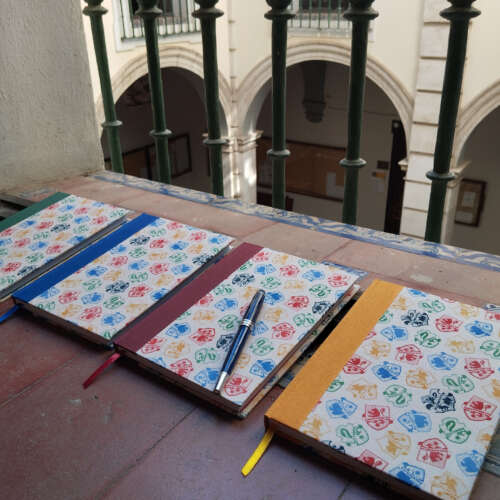 Cuaderno Escudos Casas de Hogwarts
