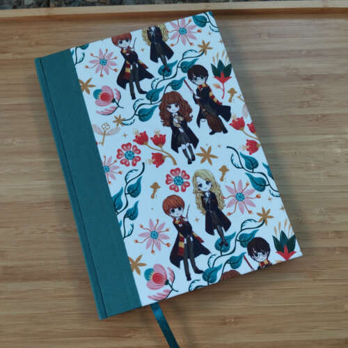Cuaderno Harry Potter flores