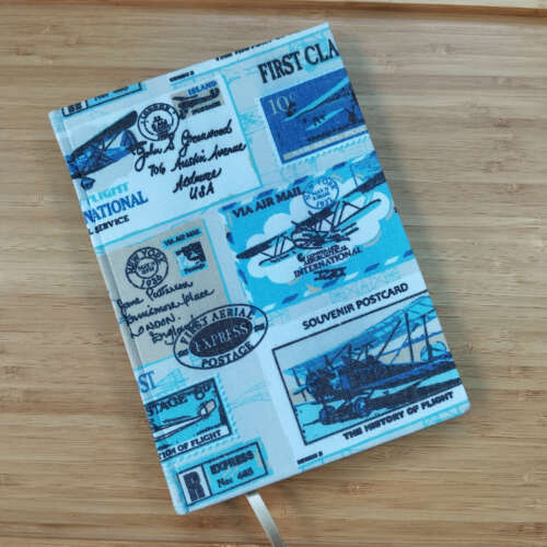 Cuaderno Postales Azul