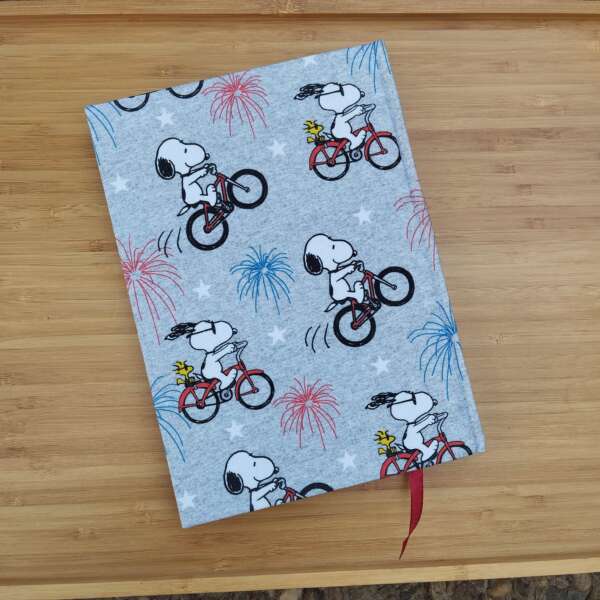 Cuaderno Snoopy en bicicleta - Imagen 2