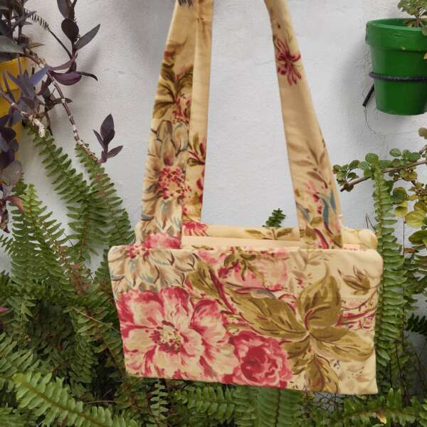 Funda de libros Flores Mostaza - Imagen 9