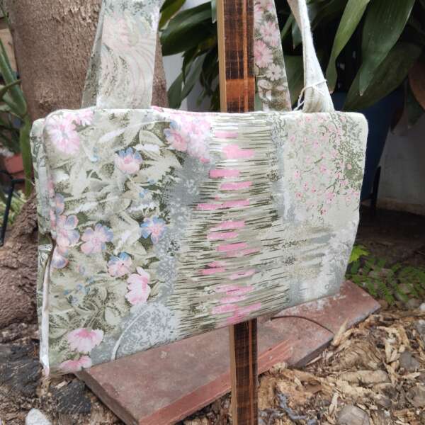 Funda de libros Flores Rosas y Juncos - Imagen 4