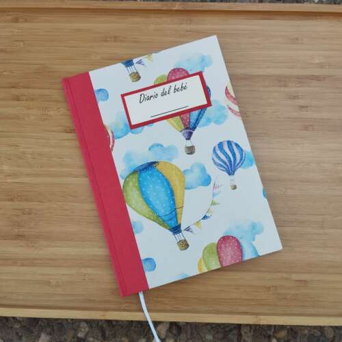 Diario de bebé Globos